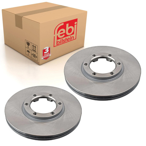 Pair front brake disc fits - disc,