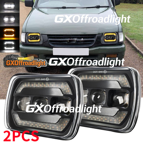 Rectangular led headlights fit - rectangular,
