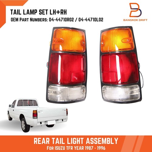 Pair red tail lights - pair, rear